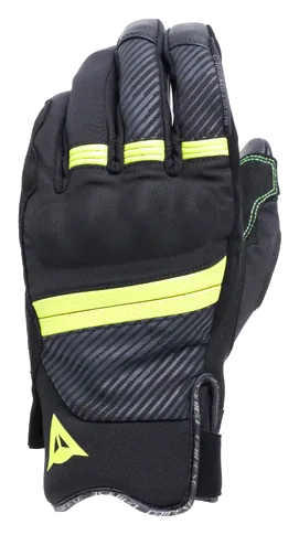 Dainese Fulmine Black Yellow Flue D-Dry Eldiven görsel 2