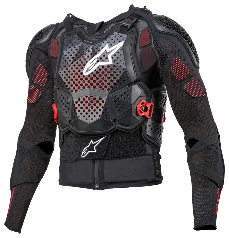 Alpinestars Bionic Tech V3 Body Armour (Tam gövde koruma) Siyah / Beyaz / Kırmızı görsel 5