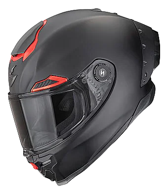 Scorpion Apex EXO-Race Air Kapalı Motosiklet Kaskı Mat Siyah / Kırmızı