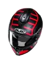 HJC C70N Holt MC1SF Kapalı Motosiklet Kaskı Siyah Kırmızı görsel 5