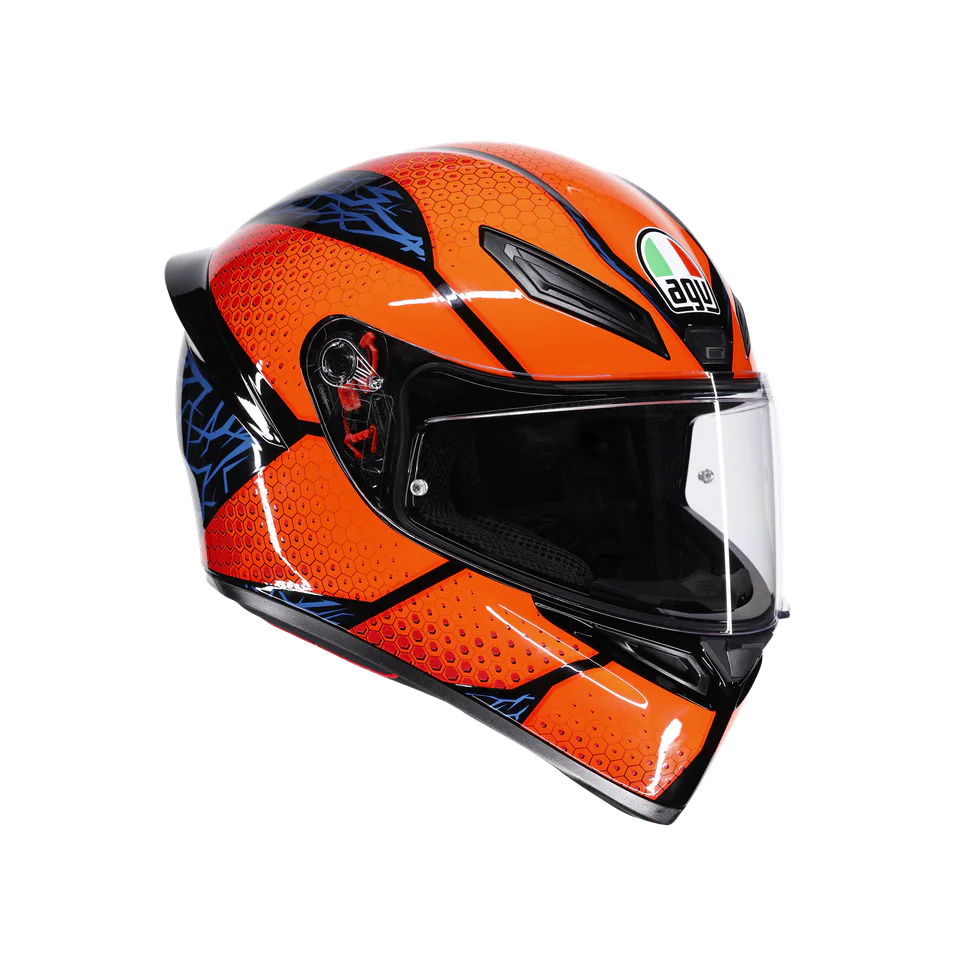 Agv K1 S Speedarmor Black Orange Blue Kapalı Kask