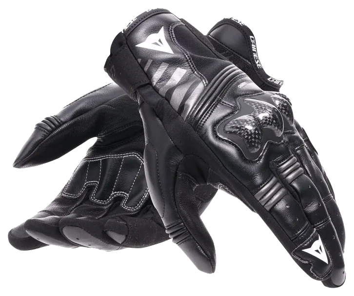 Dainese Reacto Carbon Black Ant Short Deri Eldiven