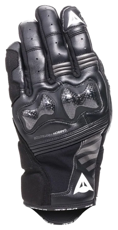 Dainese Reacto Carbon Black Ant Short Deri Eldiven görsel 2