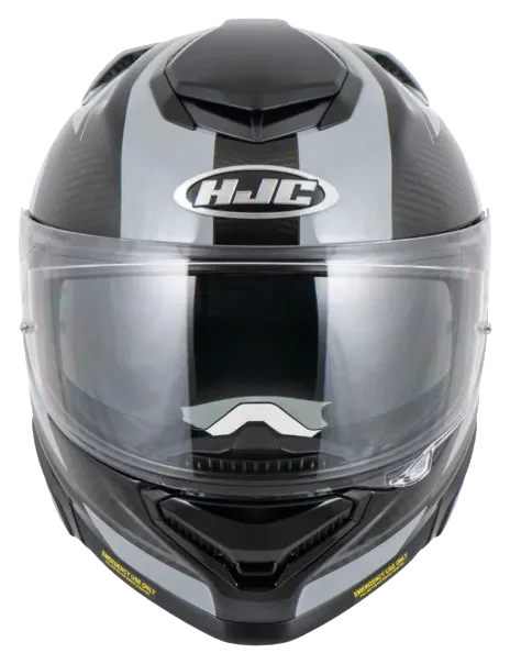 HJC RPHA71 Hamil MC5 Carbon Kapalı Motosiklet Kaskı Gri görsel 3