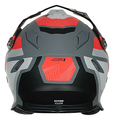 Just1 J34 Pro Globe Kapalı Motosiklet Kaskı Kırmızı / Siyah görsel 4
