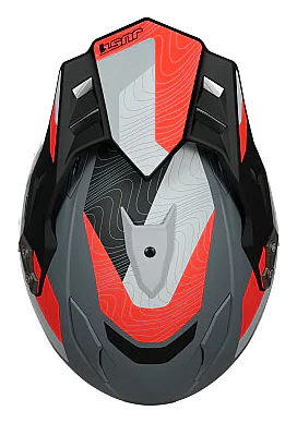 Just1 J34 Pro Globe Kapalı Motosiklet Kaskı Kırmızı / Siyah görsel 5