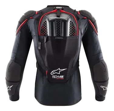 Alpinestars Tech-Air Off-Road Sistem Airbag Ceket Siyah görsel 4