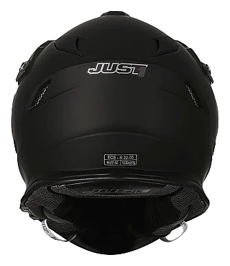 Just1 J34 Pro Kapalı Motosiklet Kaskı Mat Siyah görsel 3