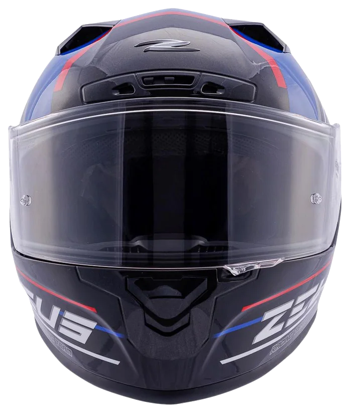 Zeus ZS-826 Pearl Black Blue BK15 Kapalı Kask (Pinlock Dahil) görsel 2
