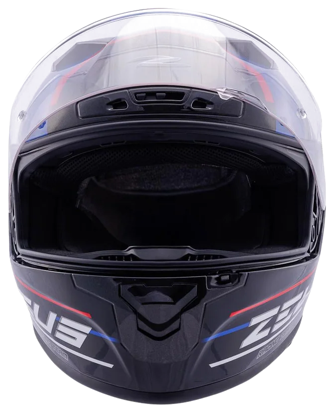 Zeus ZS-826 Pearl Black Blue BK15 Kapalı Kask (Pinlock Dahil) görsel 4
