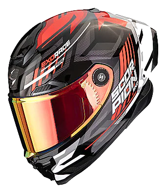 Scorpion Apex EXO-Race Air Kobra Kapalı Motosiklet Kaskı Siyah / Kırmızı
