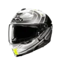 HJC İ71 VIZ MC3H Kapalı Motosiklet Kaskı Gri Neon görsel 4