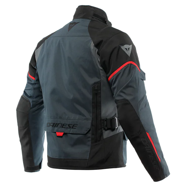 Dainese Tempest 3 Ebony Black Lava Red D-Dry Mont görsel 2