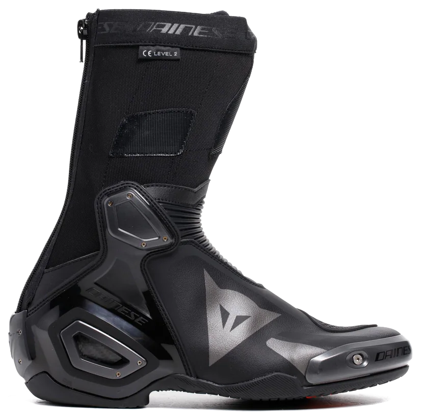 Dainese Axial 2 Black Deri Bot görsel 3