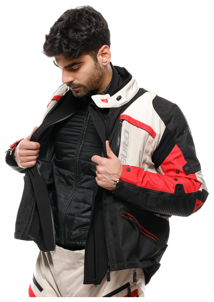 Dainese Gullfoss Black Red D-Dry Mont görsel 6