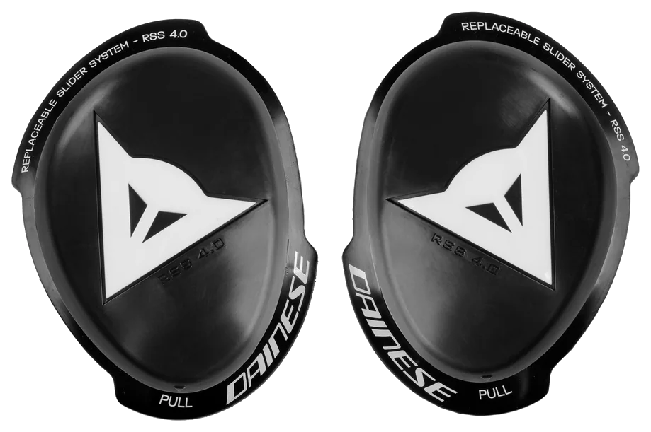 Dainese Knee Rss 4.0 Black White Diz Slider görsel 2