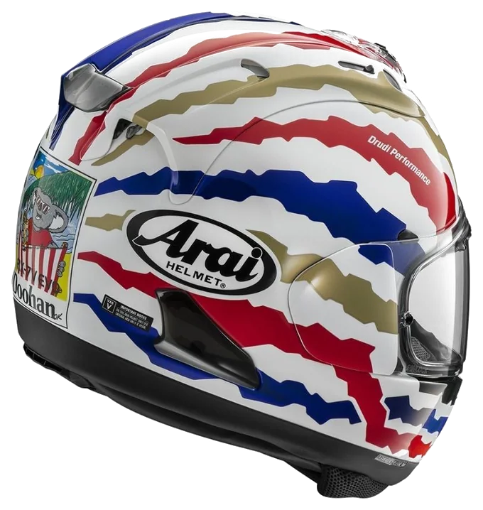 Arai RX-7V Evo Doohan Jubilee Restyle Kapalı Kask görsel 2