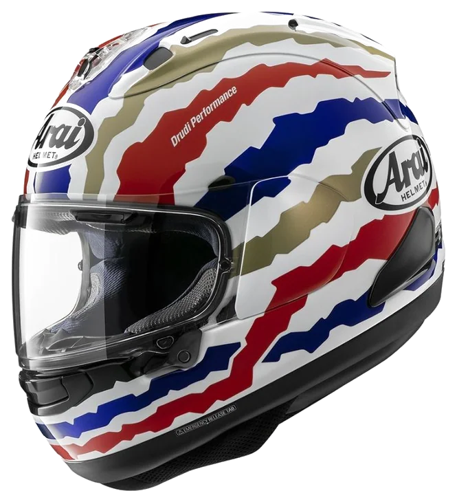 Arai RX-7V Evo Doohan Jubilee Restyle Kapalı Kask görsel 3