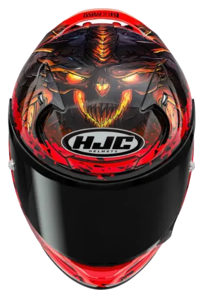 HJC RPHA12 Diablo Blizzard MC1 Kapalı Motosiklet Kaskı görsel 2