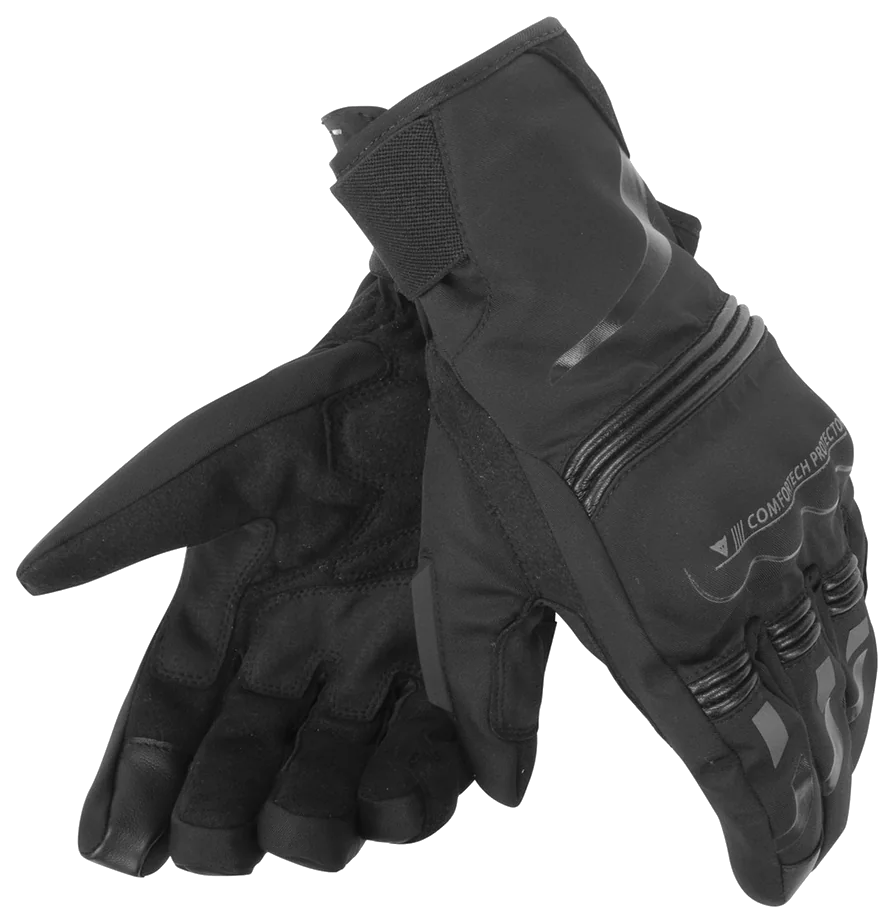 Dainese Tempest Unisex Black Kadın D-Dry Short Eldiven