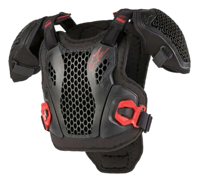 Alpinestars Bionic Action Genç/Çocuk Üst Koruma Siyah / Beyaz / Kırmızı