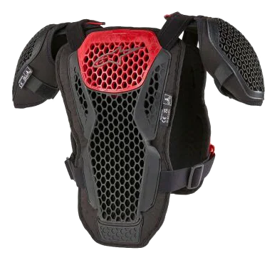 Alpinestars Bionic Action Genç/Çocuk Üst Koruma Siyah / Beyaz / Kırmızı görsel 2