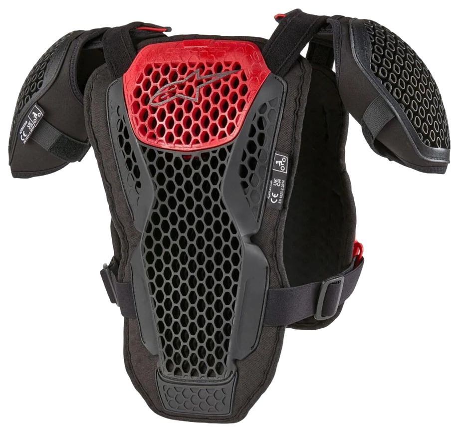 Alpinestars Bionic Action Genç/Çocuk Üst Koruma Siyah / Beyaz / Kırmızı görsel 6