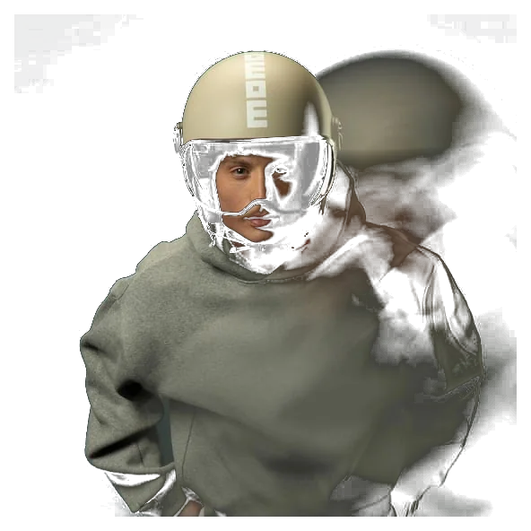 Momodesign Fgtr Classic Candy Matt Malted Milk White Açık Kask - Momodesign Kask görsel 2