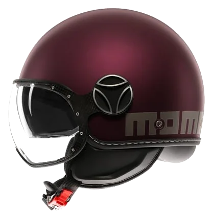Momodesign Fgtr Evo Mono Matt Amarena Silver Açık Kask görsel 5
