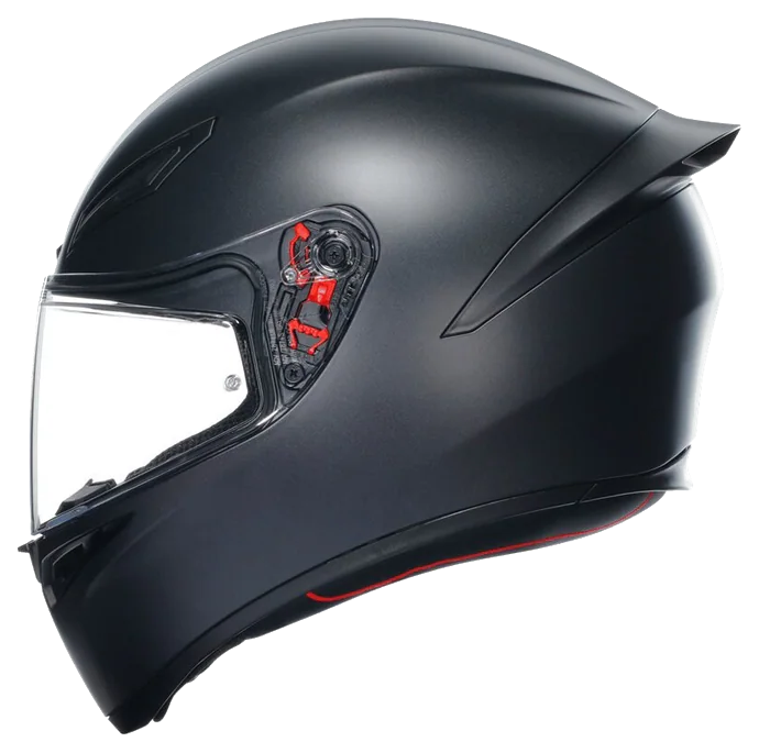 Agv K1 S Mono Matt Black Kapalı Kask görsel 3