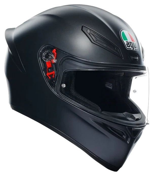 Agv K1 S Mono Matt Black Kapalı Kask görsel 5