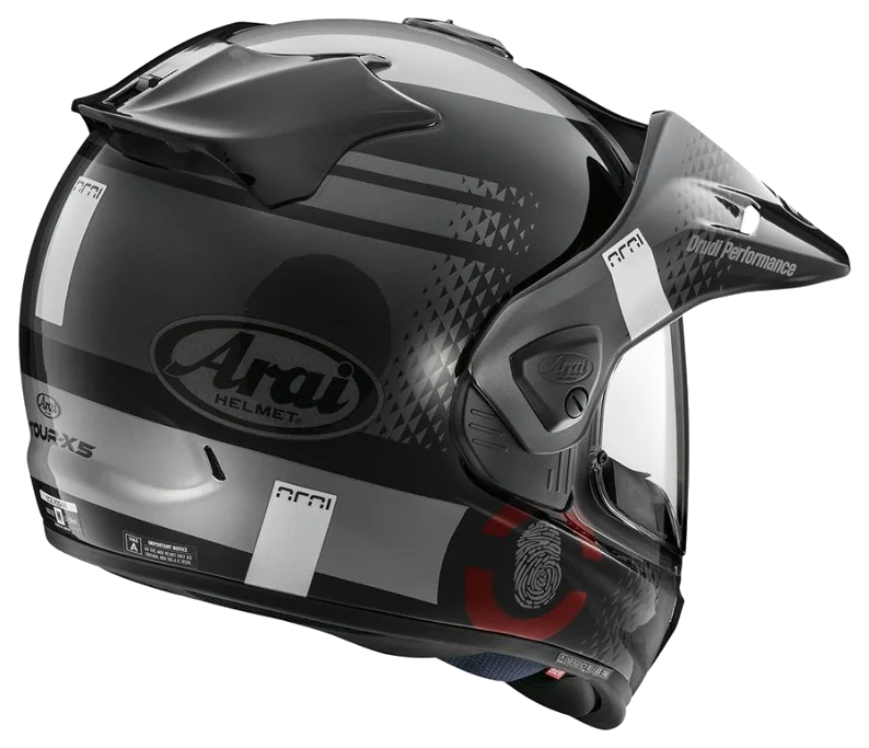 Arai Tour-X5 Print Black Kapalı Kask görsel 2