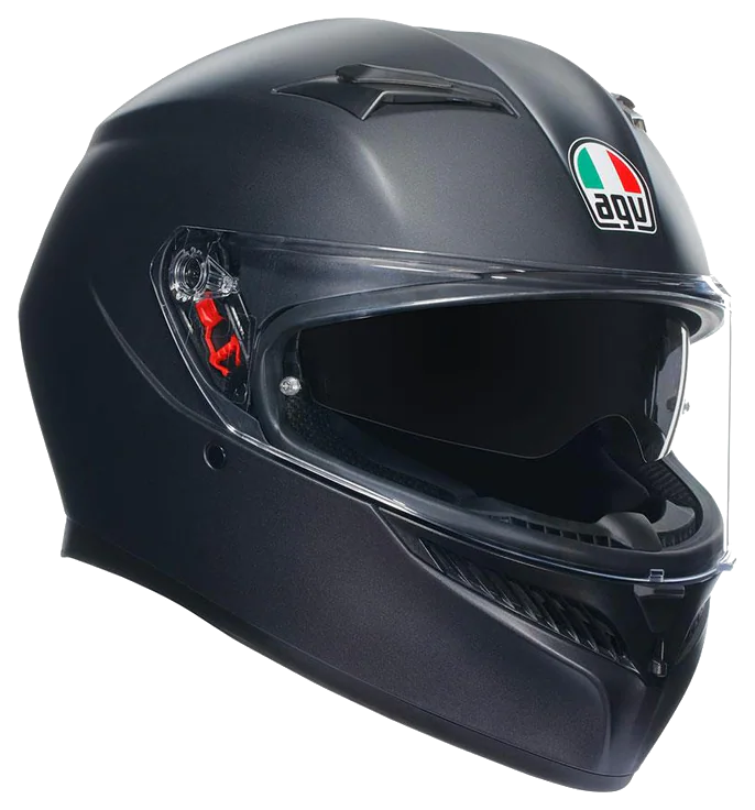 Agv K3 Mono Matt Black Kapalı Kask