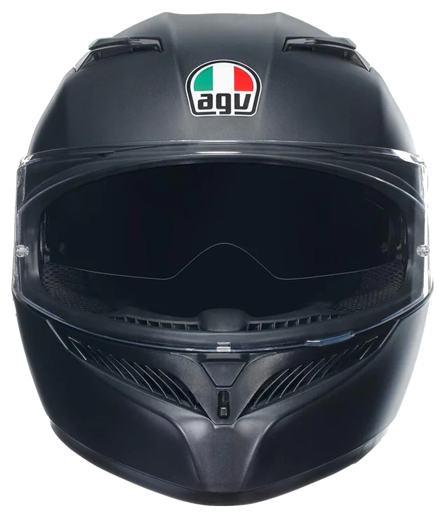 Agv K3 Mono Matt Black Kapalı Kask görsel 2