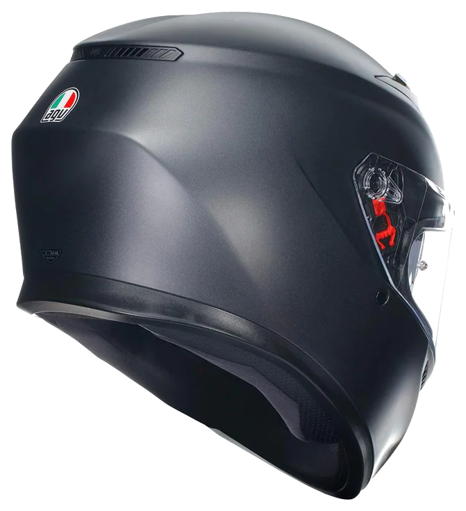 Agv K3 Mono Matt Black Kapalı Kask görsel 3