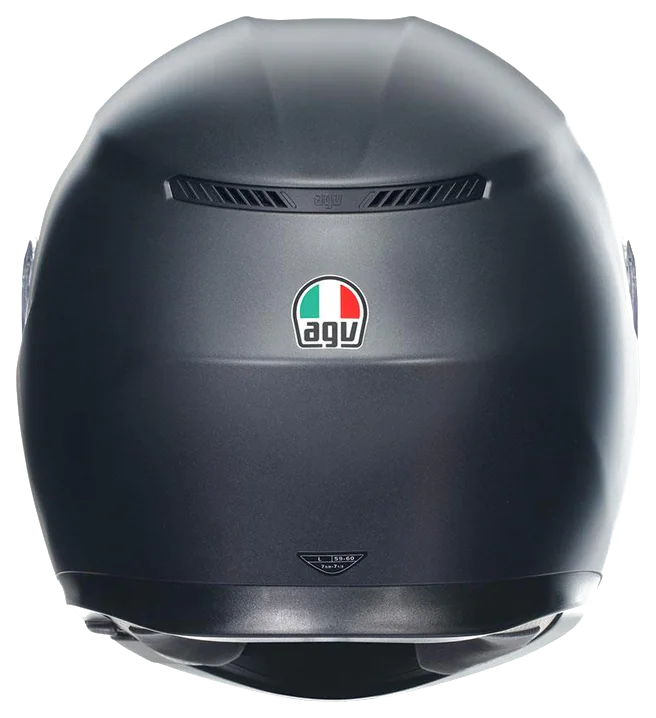 Agv K3 Mono Matt Black Kapalı Kask görsel 4