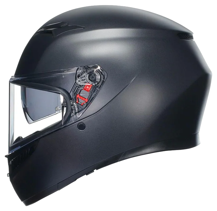 Agv K3 Mono Matt Black Kapalı Kask görsel 5