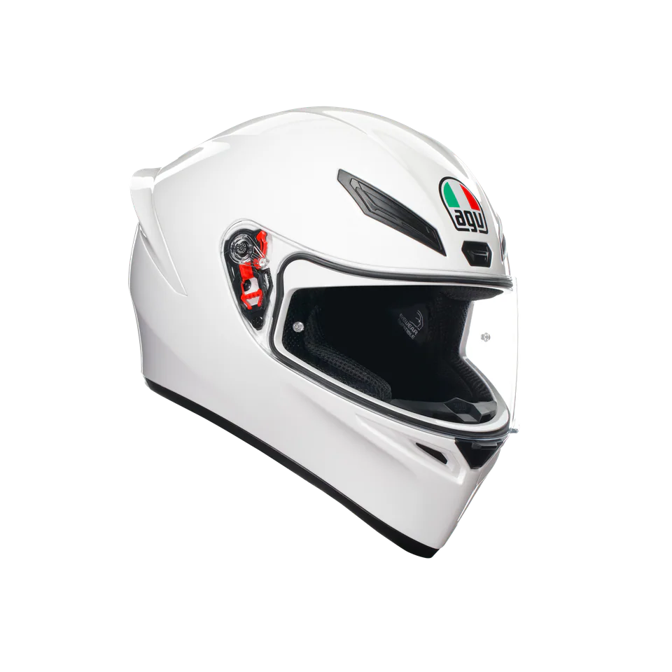 Agv K1 S Mono White Kapalı Kask