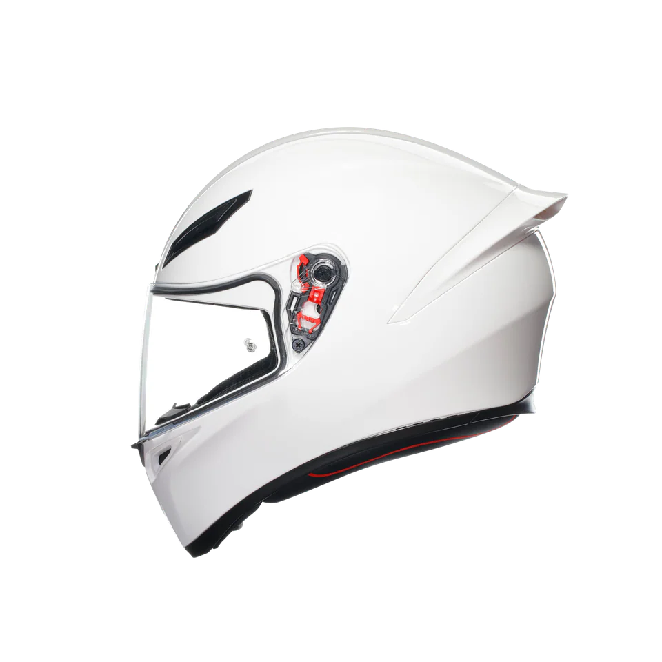 Agv K1 S Mono White Kapalı Kask görsel 4