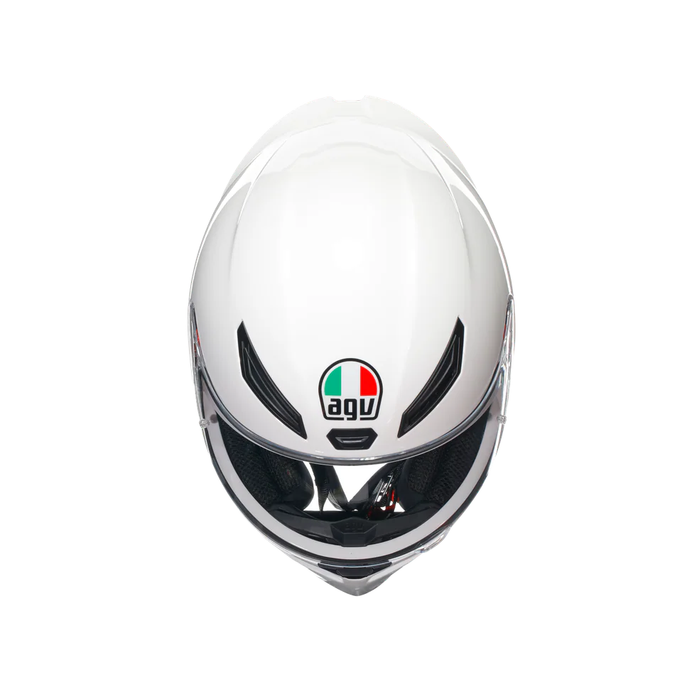 Agv K1 S Mono White Kapalı Kask görsel 5