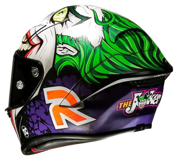HJC RPHA1 Joker DC Comics MC48SF Kapalı Motosiklet Kaskı görsel 2