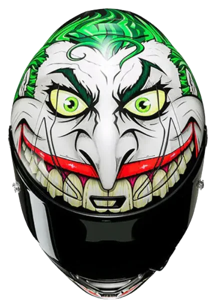 HJC RPHA1 Joker DC Comics MC48SF Kapalı Motosiklet Kaskı görsel 3