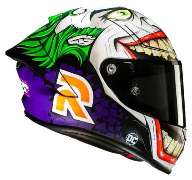 HJC RPHA1 Joker DC Comics MC48SF Kapalı Motosiklet Kaskı görsel 4