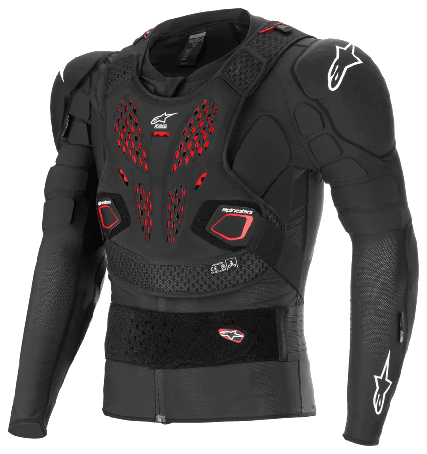 Alpinestars Bionic Pro V3 Plasma Body Armor (Tam gövde Koruma) Siyah / Kırmızı / Beyaz görsel 5