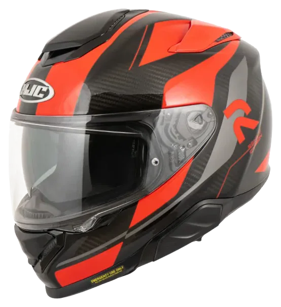 HJC RPHA71 Hamil MC1 Carbon Kapalı Motosiklet Kaskı Kırmızı