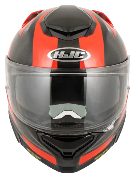 HJC RPHA71 Hamil MC1 Carbon Kapalı Motosiklet Kaskı Kırmızı görsel 2