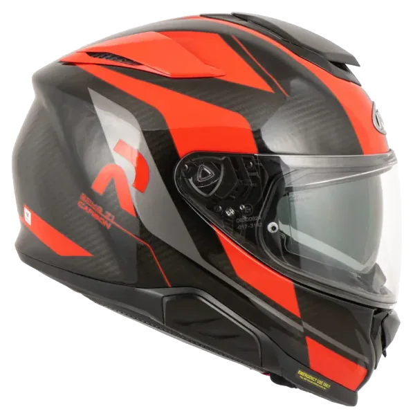 HJC RPHA71 Hamil MC1 Carbon Kapalı Motosiklet Kaskı Kırmızı görsel 3