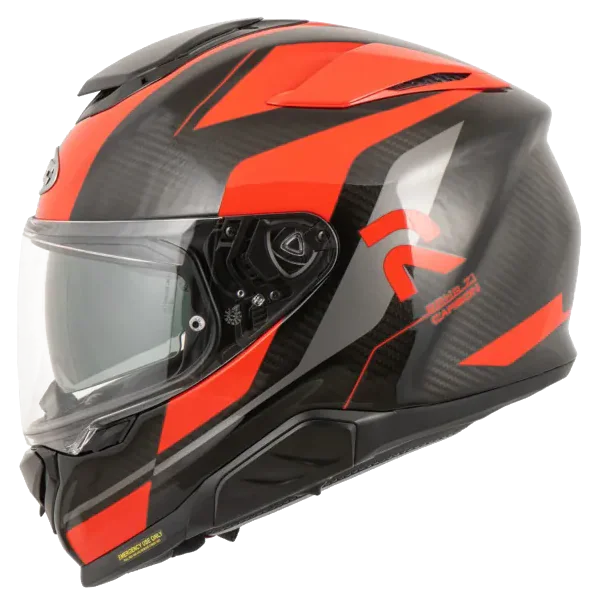 HJC RPHA71 Hamil MC1 Carbon Kapalı Motosiklet Kaskı Kırmızı görsel 4
