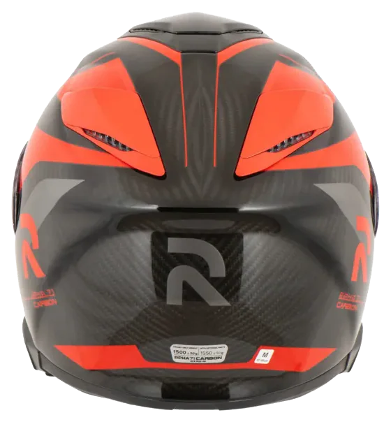 HJC RPHA71 Hamil MC1 Carbon Kapalı Motosiklet Kaskı Kırmızı görsel 6