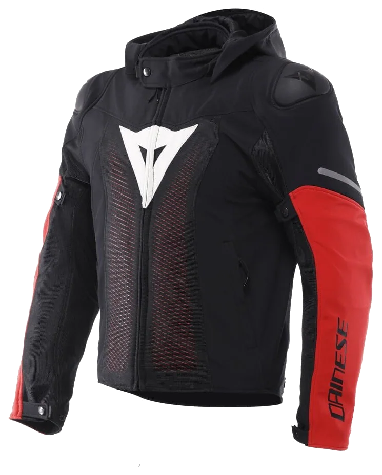 Dainese Super Sprint Black White Red Air Tekstil Mont